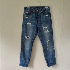 Levi’s Blue Distressed Jeans 27